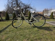 Rower damski beżowy koła 28'