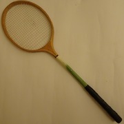 Rakietka do badmintona Prl, drewniana rakietka Prl, vintage