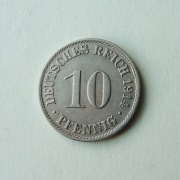5 # Niemcy 10 Pfennig 1914   Wilhelm 2