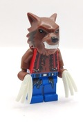 Lego Minifigures mof003 - Werewolf Wilkołak glow on the dark/ Monster