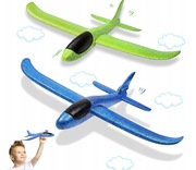 Samolot Piankowy Szybowiec Zabawka Dla Dzieci Zestaw 2 Sztuk