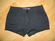 AMISU czarne szorty spodenki roz 36