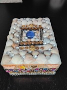 Szkatułka ozdobna orientalna 13x9x6cm ręcznie zdobiona na prezent nowa