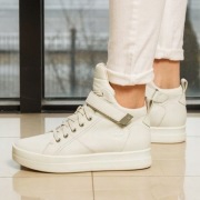 Timberland białe buty mid mayliss high top skórzane skóra naturalna 37