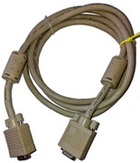 Kabel VGA ( D-SUB ) na VGA ( D-SUB ) 1,8m z ferrytami