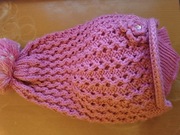 Czapka różowa damska zimowa głęboka 