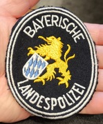 Stara naszywka Bawarskiej Policji Państwowej