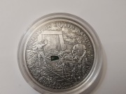 Palau, skarby ziemi- szmaragdy. 5 dolarów 2009, srebro 999, 25g.