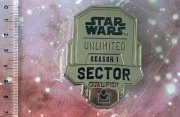 Star Wars Unlimited duża metalowa przypinka Season 1 Sector Qualifier