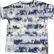 F&F T-shirt CHŁOPIĘCY R. 9-10 lat-140cm  BŁĘKITNA