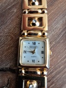 nowy damski zegarek z cyrkoniami  firmy regent  brak metki długość 18 cm