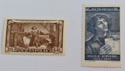 Fi.667-668 Seria znaczków Mikołaj Kopernik (1953)