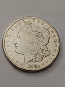 Srebrna moneta  1 dolar 1921 Morgan USA 