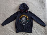 Granatowa bawełniana bluza dresowa z kapturem Harry Potter 146 - 152