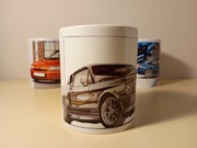 Kubek 330 ml biały Ford Mustang GT500 Eleanor samochód auto prezent 