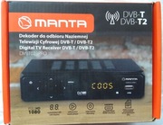Dekoder Manta DVB-T2 -sprawny bez pilota- DVBT023PRO
