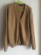 Śliczny złoty sweterek TOP SECRET
