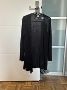 Cienka dłuższa narzutka H&M XS czarna