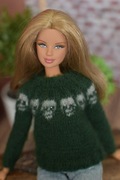 Sweterek dla lalki Barbie nowy Handmade 