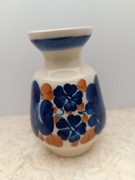 Wazonik fajansowy wazon z fajansu fajans Włocławek PRL