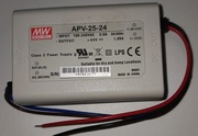 Zasilacz LED 24VDC MeanWell APV-25-24 