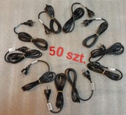 Kabel przewód zasilający komputera drukarki monitora 50 szt. 230V