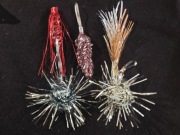 Bombki foliowe prl mix retro ozdoby choinkowe pajączki  vintage 