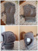 Balaklawa, komin, kaptur - hit !!! Zestaw zimowy oraz  opaska