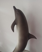 Piękna duża figurka porcelanowa delfin Royal Dux vintage