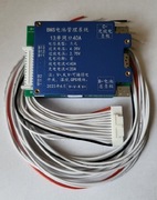Bms 13s 40a 48v max 100a li-ion 18650 z balanserem