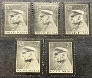 POLSKA Fi.273-5**, 1935r - Wydanie żałobne po śmierci Józefa Piłsudskiego