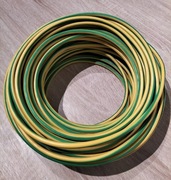 Przewód elektryczny linka LGY 1x10 mm2, żółto-zielony