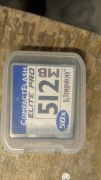 UżywanaKARTA PAMIĘCI CF COMPACTFLASH O POJEMNOŚCI 512MB