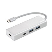 Hub 1:4 USB 3.1 USB-C USB-A HDMI Hama Alu Pro