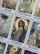 TAROT Ethereal Bloom – anielskie, mistyczne karty tarota, Nowe Unikat!