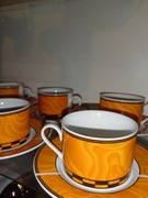 Nie używany zestaw 25-letnich porcelanowych filiżanek