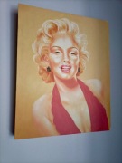 Obraz malowany Marilyn Monroe 