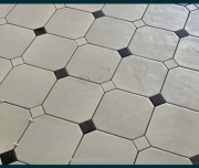 Płytki equipe octagon blanco taco negro 2,4m2 