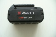 Wurth akumulator 18V 4Ah Li-lon Bosch. 