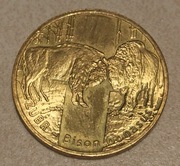 2zł GN Żubr Bison bonasus.