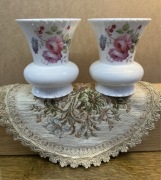 wazony porcelanowe COALPORT est 1750 shrewsbury wzór kwiatowy przesliczne