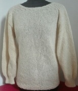 Sweter z welny jagniecej