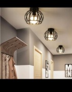 Lampa sufitowa klosz retro