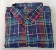 Koszula w kratę z okresu PRL-u 