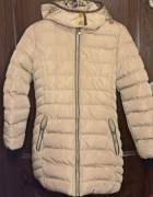 Ciepła kurtka pikowana z futerkiem