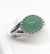 Pierścionek srebrny 925 rozm 13 chalcedon 