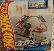 Hot Wheels Tor wyścigowy samochodowy zestaw do rozbudowy+ autko HDN95