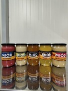 Miód 4+1GRATIS 5kg zestaw fasolowy leśny rzepakowy kremowany z malinami  