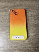 Etui na telefon iPhone 15/ MagSafe/ochrona kamery/ szkło gratis