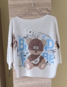 Włoski sweterek nicianka Italy Moda